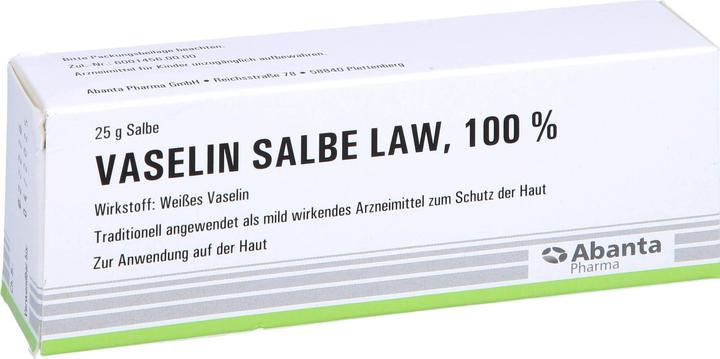Produktbild Abanta Pharma Vaselin Salbe LAW 100 %, 25 g Salbe