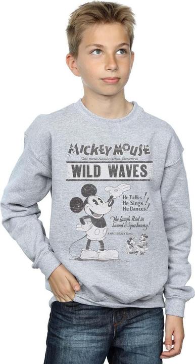 Actual product image Disney Boys Mickey Mouse Making Waves Sweatshirt (128)
