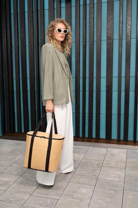 Actual product image reisenthel thermoshopper raffia black