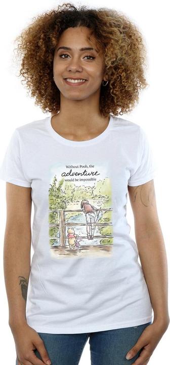Actual product image Disney Womens/Ladies Winnie The Pooh Adventure Cotton T-Shirt (XL)