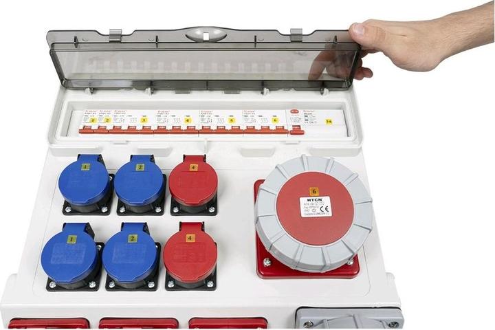Produktbild Ekström Stromverteiler (6 x, CEE, Typ 25, Typ 23)