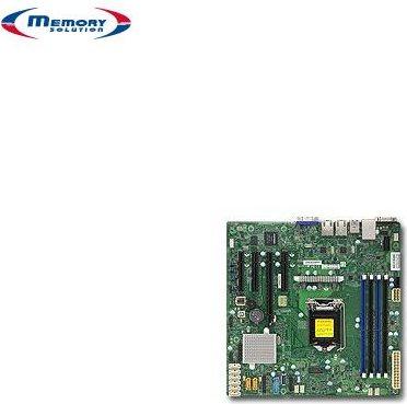 Actual product image Supermicro X11ssm-F: Lga1151, E5-1200v5 (LGA 1151, Intel C236, mATX)
