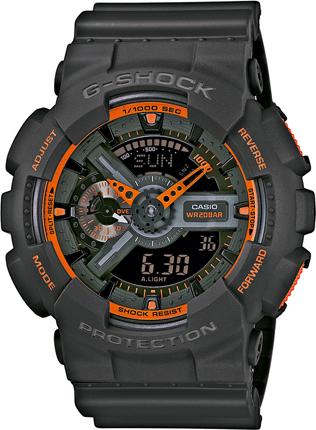 G-Shock Ga-110ts (Analoguhr, Digitaluhr, 55 mm)