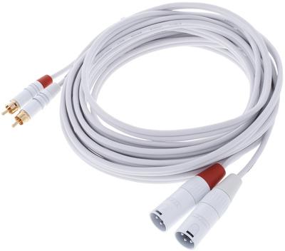 Actual product image Cordial CFU 3 MC SNOW - Unsym. connection cable / twin cable (3 m)