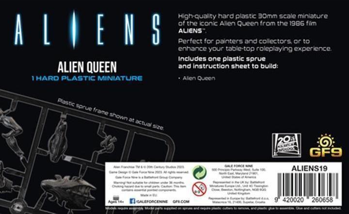 Actual product image Gale Force Nine Aliens: Alien Queen (2023) (German)