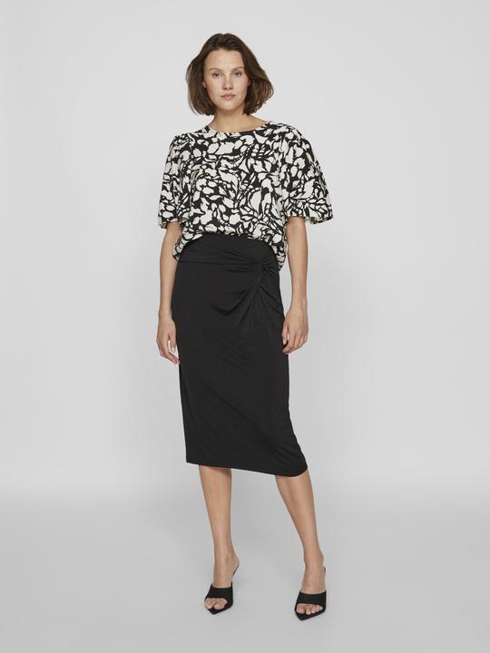 Actual product image Vila Round neck top with short sleeves (34)