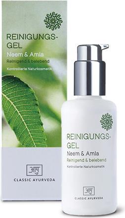 Classic Ayurveda Reinigungsgel Neem & Amla (Reinigungstücher, 100 ml)