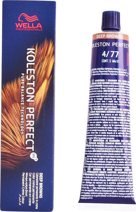 Wella KOLESTON PERFECT ME+ DEEP BROWNS 4/77 60 ml (4, 77)