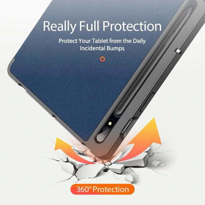 Actual product image Dux Ducis Domo Tablet Cover with Multi-Angle Stand and Smart Sleep for Samsung Galaxy Tab S7 (Galaxy Tab S7, Galaxy Tab S8)