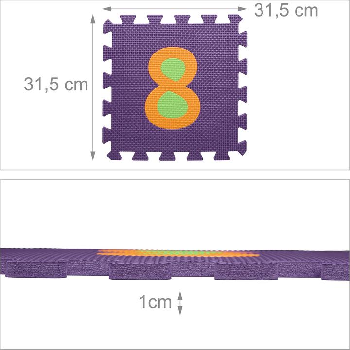 Actual product image Relaxdays 90-piece puzzle mat