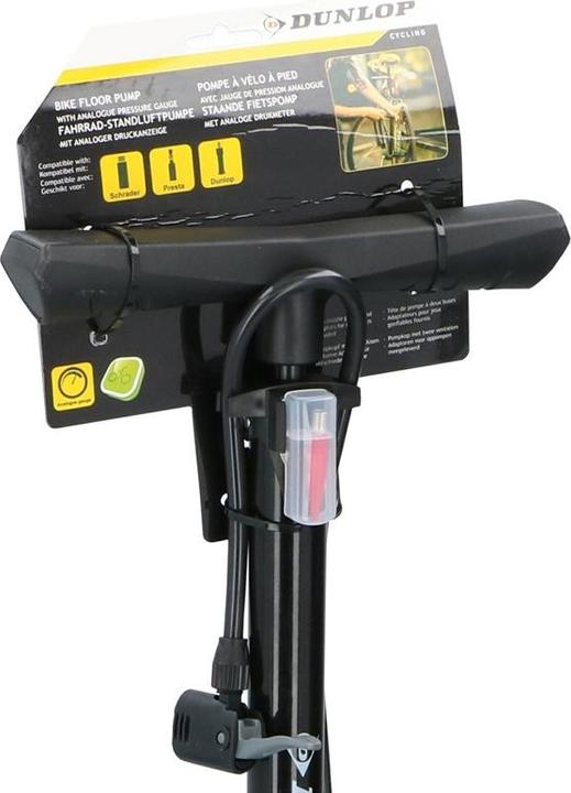 Image du produit Dunlop Pompe à air à pied avec indicateur de pression