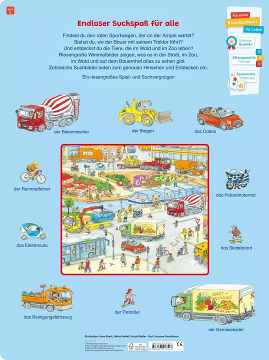 Produktbild Ravensburger Mein Sachen suchen Riesenbilderbuch (Deutsch, Susanne Gernhäuser, 2022)