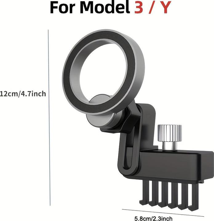 Image du produit PhoneLook Support téléphone magnétique MagSafe pour Tesla Model 3 / Y