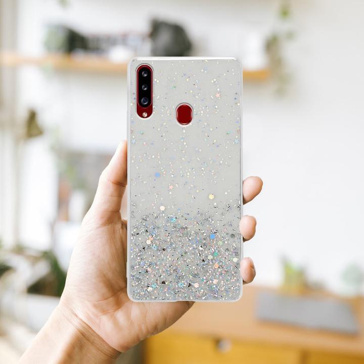 Produktbild Cadorabo TPU Cover funkelnder Glitter (Samsung Galaxy A20s)
