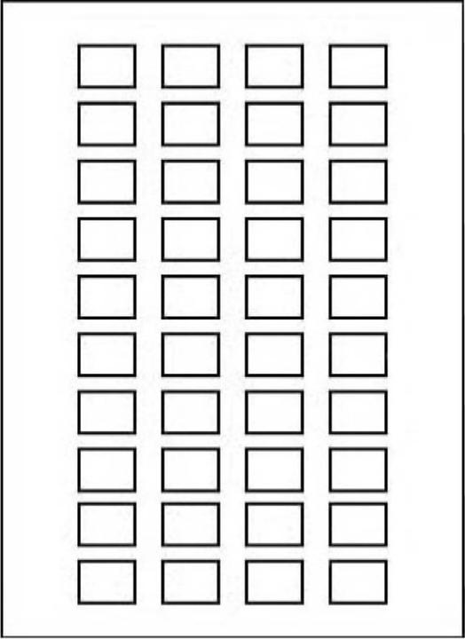 Image du produit Schneider Electric Feuille de 40 étiquettes 18x27mm, p. ZBY5100