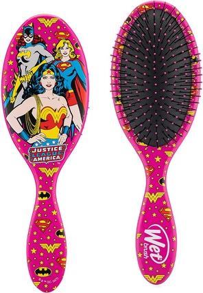 Immagine prodotto Wet Brush Original Detangler Justice League Wonder Woman. Batgirl e Supergirl - Spazzola per capelli