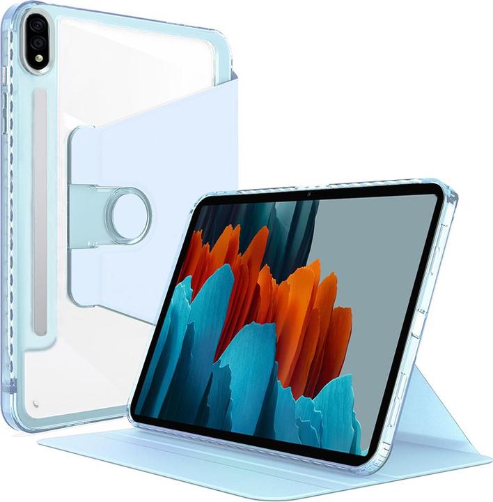 Techsuit - Crystal Vision - Samsung Galaxy Tab S7 / S8 - Bleu (S8, Galaxy Tab S7)