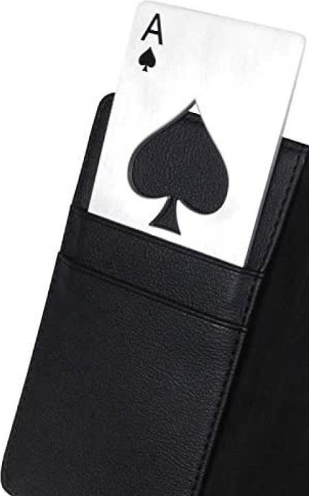 Immagine prodotto PhoneLook Piastra di protezione in alluminio con motivo di carte da poker As de pique
