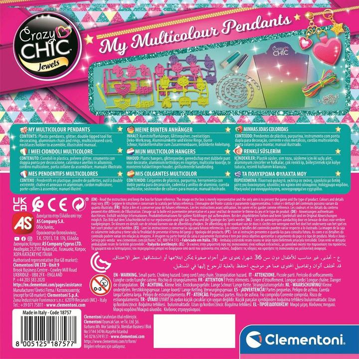 Image du produit Clementoni Crazy Chic Multicolour Pendants DFI