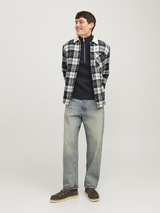 Produktbild Jack & Jones Locker geschnitten Overshirt Overshirt (M)
