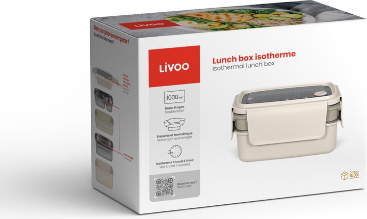 Actual product image Livoo Isothermal lunch box