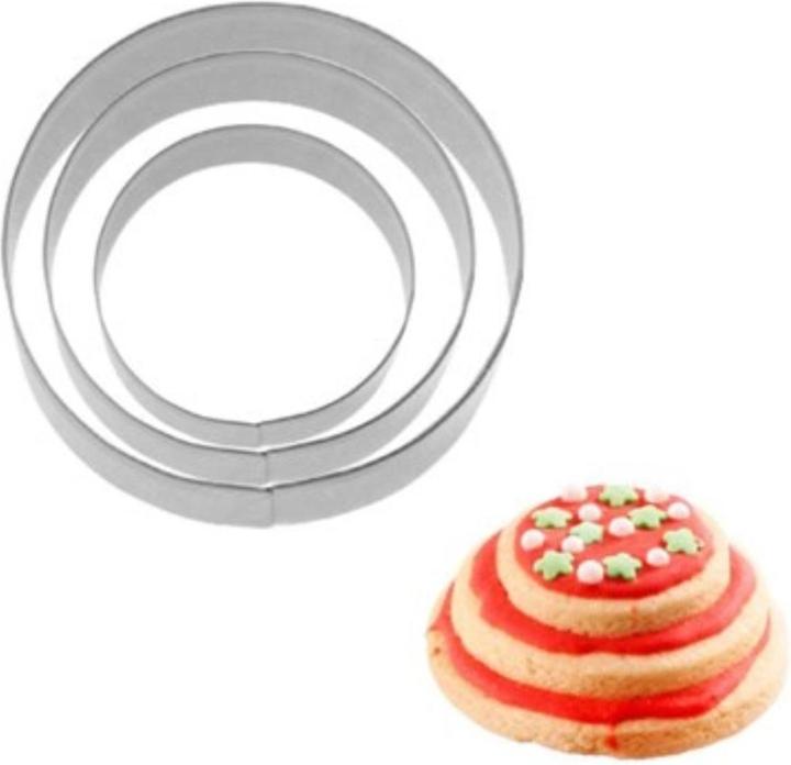 Image du produit Westmark 3 Stk. Terrassen-Ausstechformen "Ring glatt", Ø 4/5/6 cm