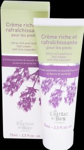 Actual product image Le Château du Bois Rich, refreshing foot cream -75mL (Foot bath, 75 ml)