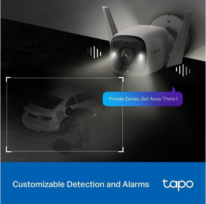 Image du produit TP-Link Tapo C325WB 4MP QHD Caméra d'extérieur ColorPro MicroSD (2688 x 1520 pixels)