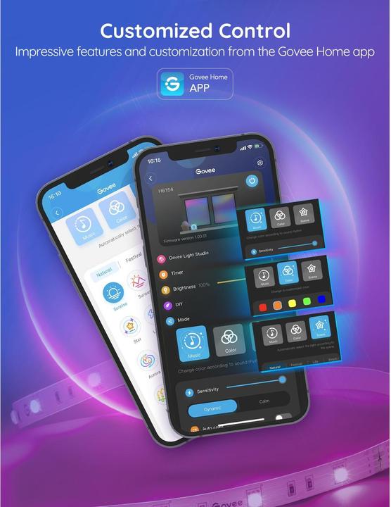 Produktbild Govee Smart (RGB, 1500 cm, Indoor)