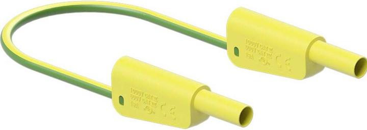 Image du produit Stäubli SLK-4N-S25 Cordon de mesure ( - ) 200 cm Jaune, Vert 1 pce (Ligne de mesure)