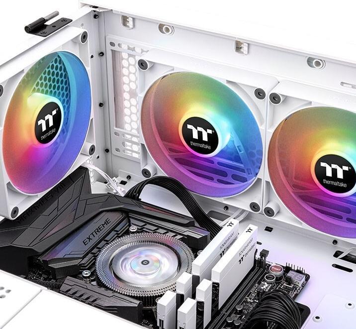 Produktbild Thermaltake CT120 ARGB 2er-Pack Snow (120 mm, 2 x)