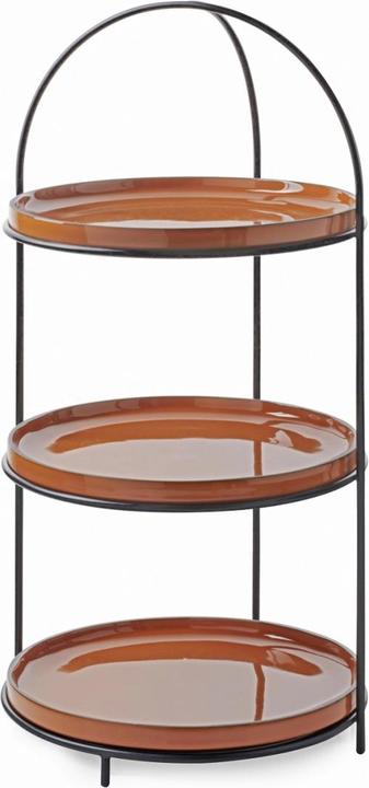 Produktbild Revol Ibr Etagere 3tlg schwarz matt Edelstahl