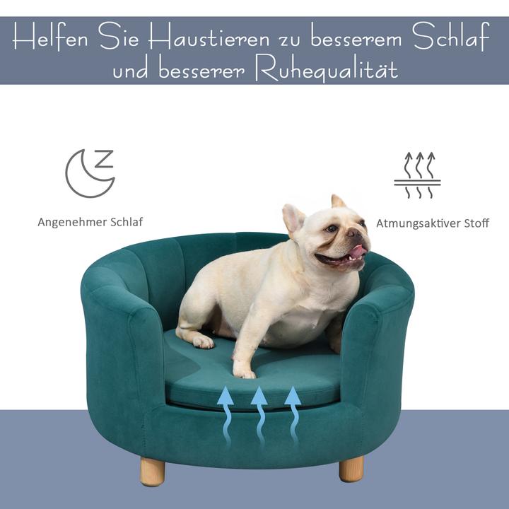 Produktbild PawHut Hundesofa mit kuschligem Stoffbezug (Hund)