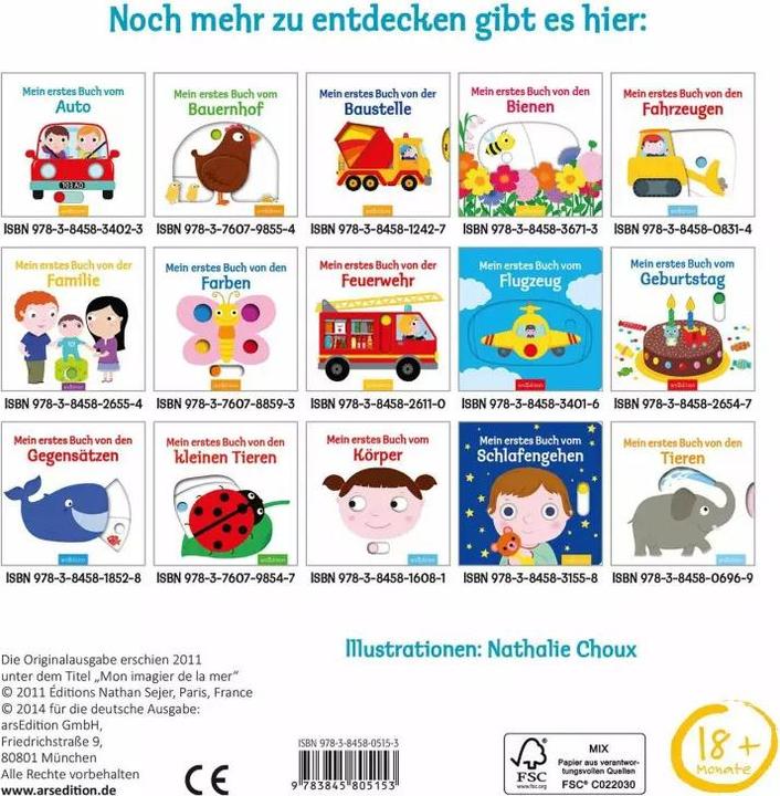 Immagine prodotto Mein erstes Buch vom Meer (Tedesco)