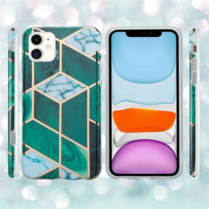 Image du produit Cadorabo Couverture IMD TPU Marbre coloré (Apple iPhone 11)