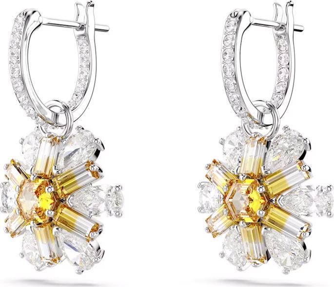 Immagine prodotto Swarovski Orecchini a goccia Idyllia Fiore Giallo (Metallo Swarovski)