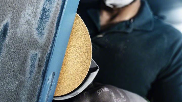 Actual product image Bosch Professional Zubehör EXPERT C470 Abrasive paper without holes for angle grinders and drills, 125 mm, G 180, 50 pcs. (180)