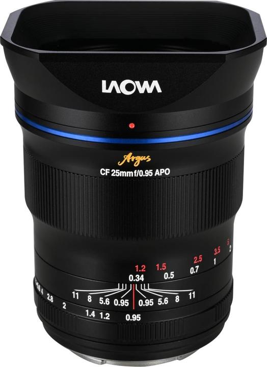 Venus Optic Laowa Argus 25mm f/0.95 CF APO X-Mount (Fujifilm X, APS-C / DX)