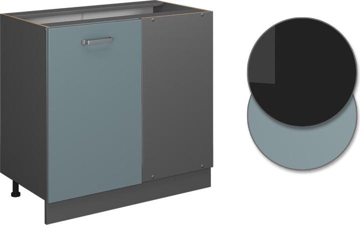 Actual product image Vicco Eckunterschrank R-Line (86 x 60 x 81.5 cm)