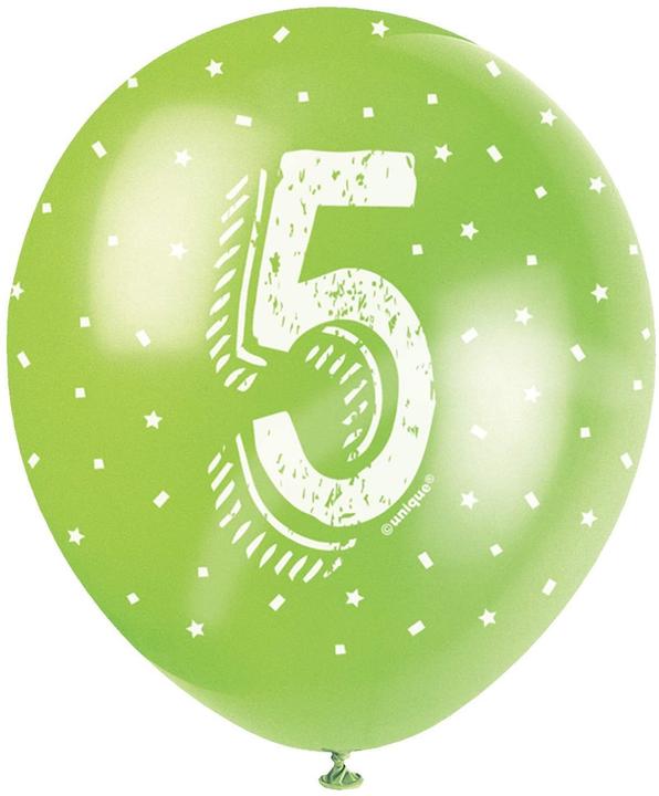 Produktbild Unique Luftballons 5 Jahre sortiert 30cm (5Stk) (5 x)