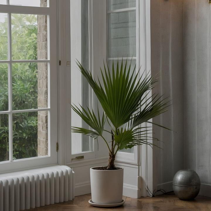 Actual product image Plant in a Box Washingtonia Robusta - Mexikanische Fächerpalme (70 cm)