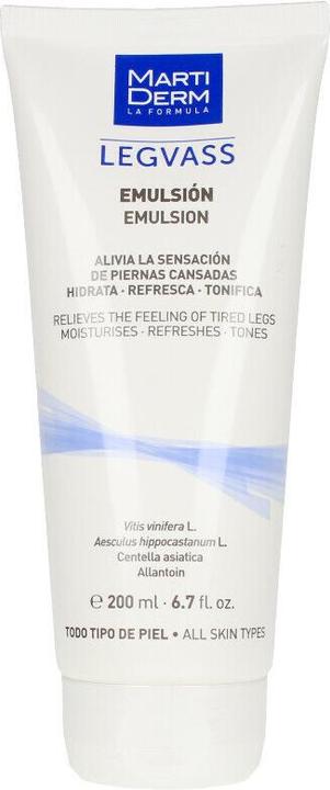Actual product image Martiderm LEGVASS emulsión hidratante piernas cansadas 200 ml (200 ml)