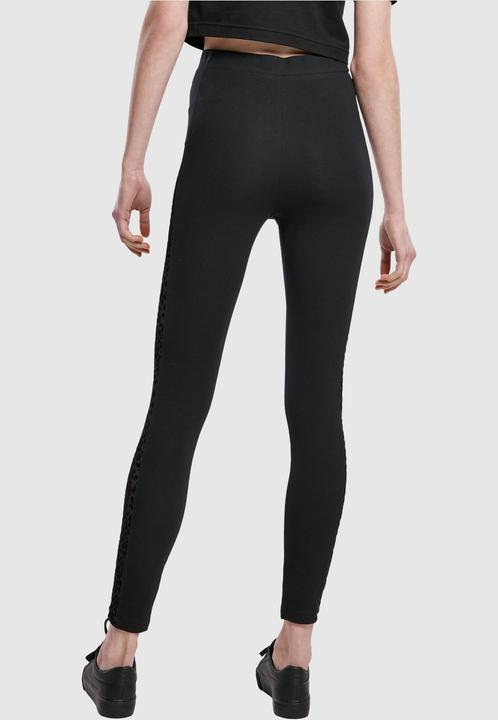 Immagine prodotto Urban Classics Leggings a righe in pizzo da donna (XS)