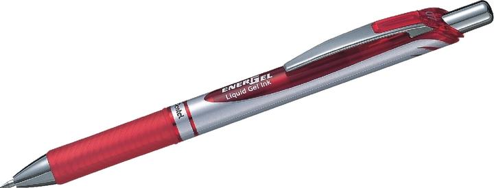 Actual product image Pentel EnerGel Xm (Red, Silver, 1 x)