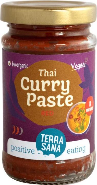 Actual product image Terra Sana Thai Curry Paste Red Organic (120 g)