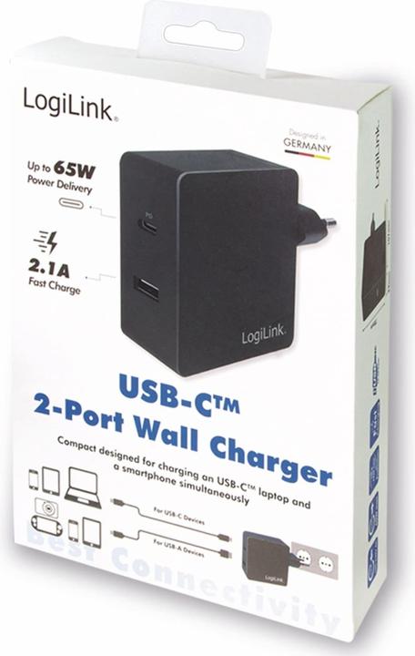 Actual product image LogiLink USB socket adapter (65 W)