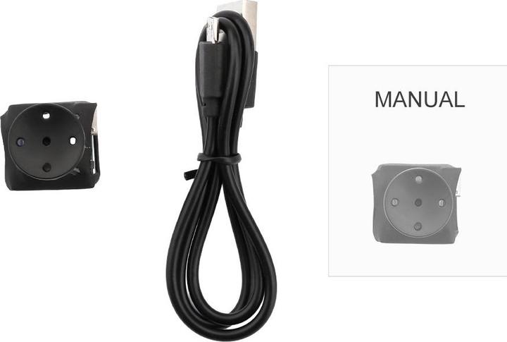 Produktbild Apfelkiste Ultra Mini Knopf Kamera, Full HD 1080p, Akku, Micro SD, 2x2cm, schwarz