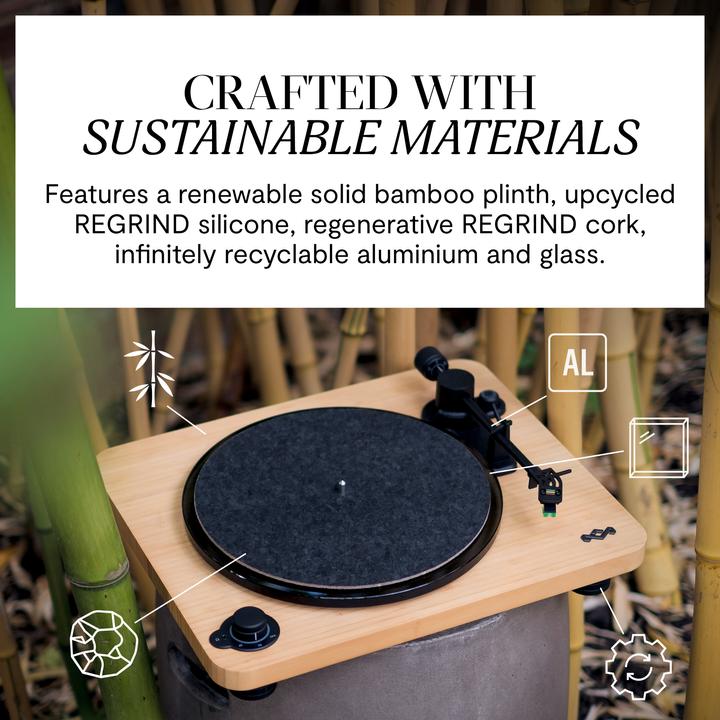 Image du produit House of Marley Stir It Up LUX Turntable + Get Together Duo (Manuel)