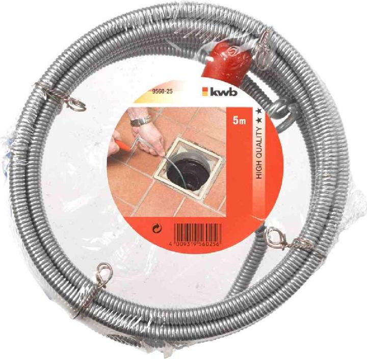 Actual product image kwb Pipe cleaning spiral, 5 m, 9560-25 (1 pcs.)