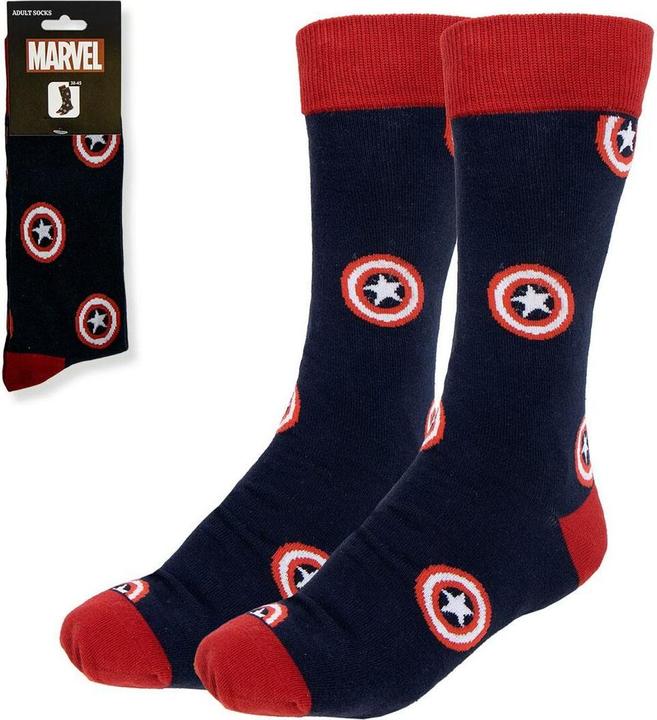 Actual product image Cerdá Avengers socks Captain America Shield 38-45 (Single pack, 38 - 45)